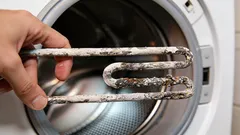 Vodný kameň sa z práčky odlamuje po kusoch: nepomôže chémia, ale kuchynský prostriedok